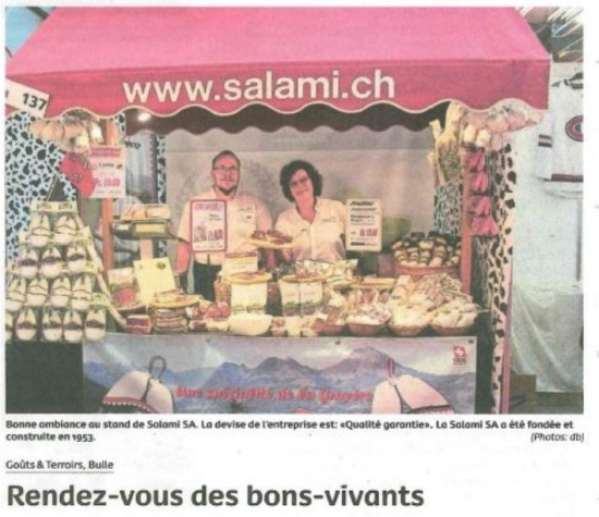 Image Salami SA en couverture de "Viande et Traiteurs"