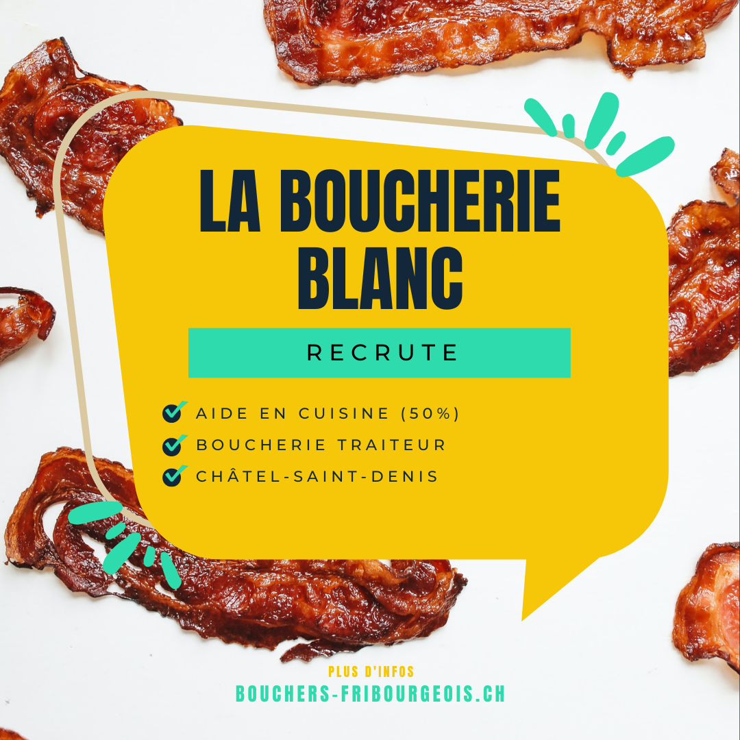 Image La Boucherie Blanc recrute un·e aide en cuisine (50%)